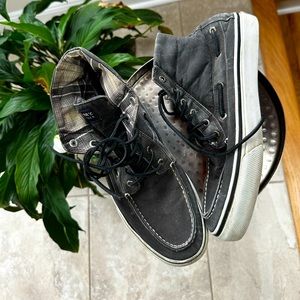 Men’s Sperry | Canvas High Top Sneakers